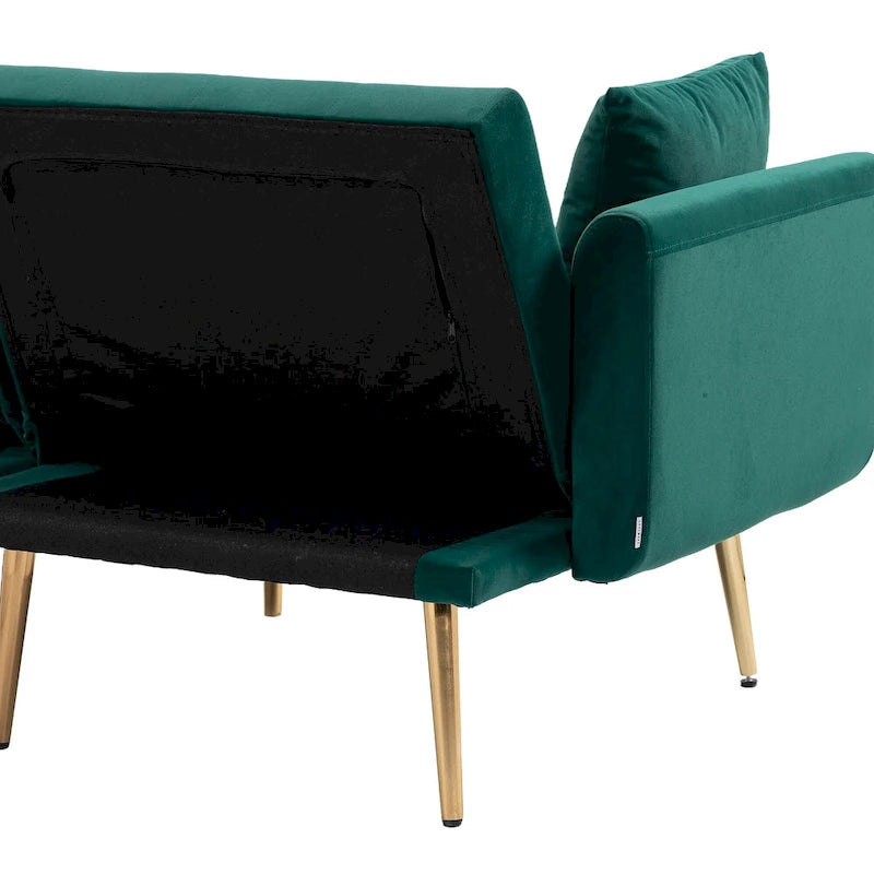 65.35 Canapé-lit en velours