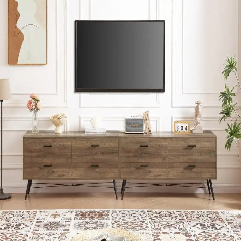 Meuble TV de rangement moderne en bois