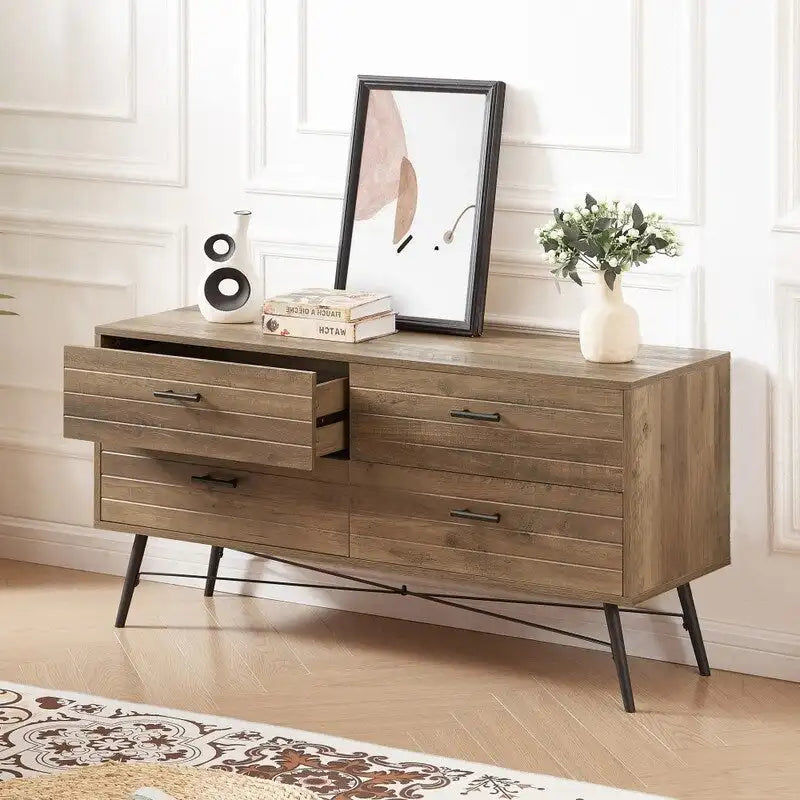 Meuble TV de rangement moderne en bois