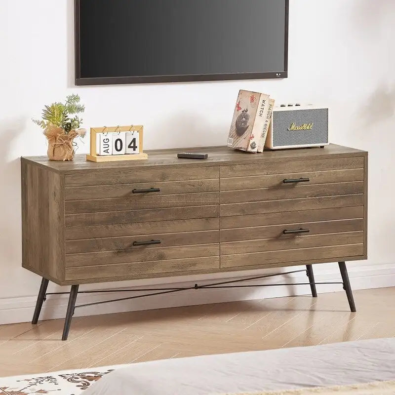 Meuble TV de rangement moderne en bois