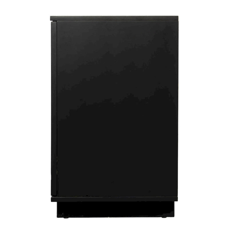 Meuble TV cheminée électrique à couleurs changeantes avec fonction de rangement