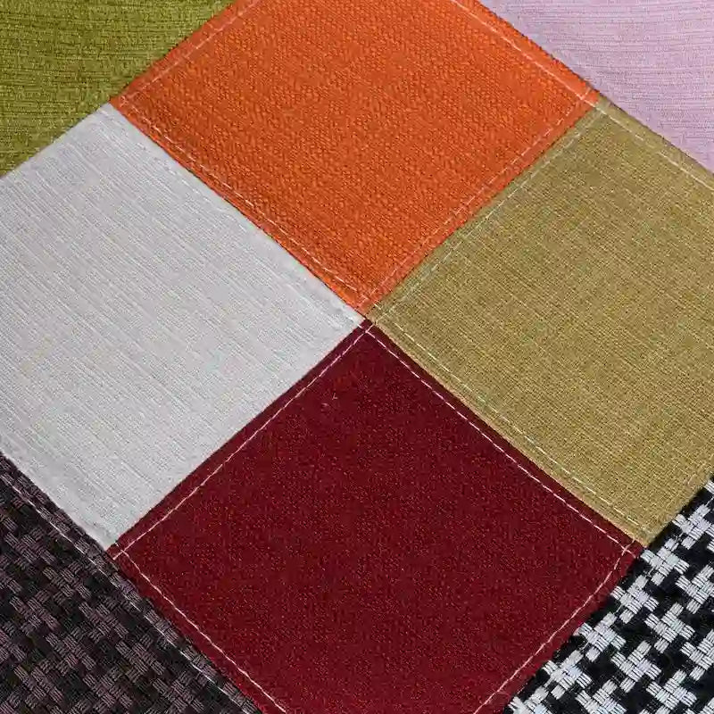 Chaises en Tissu Patchwork (Lot de 2)