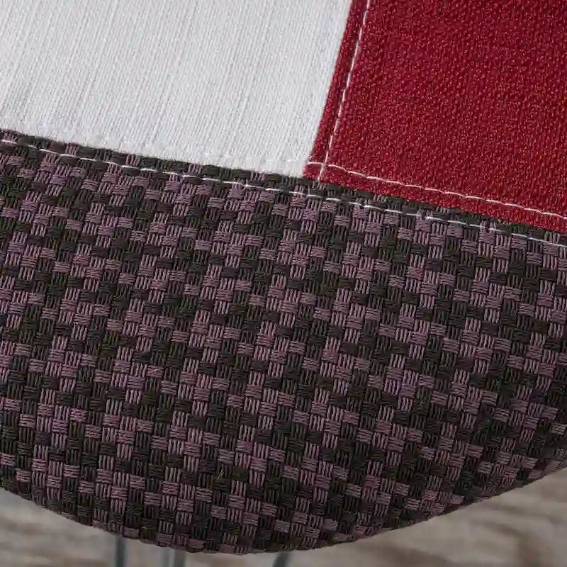 Chaises en Tissu Patchwork (Lot de 2)