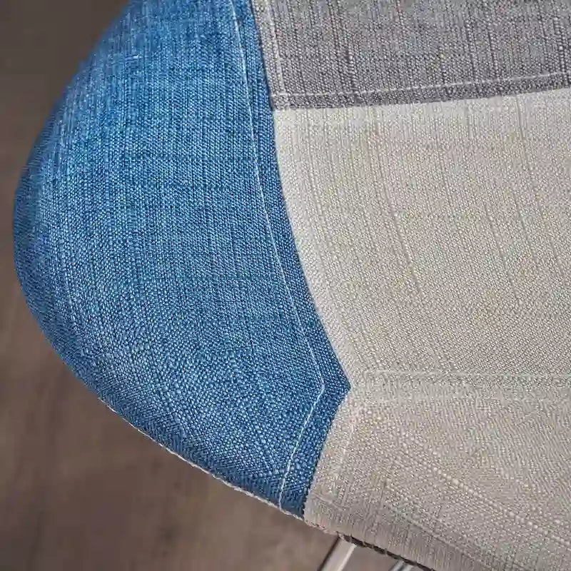 Chaises en Tissu Patchwork (Lot de 2)