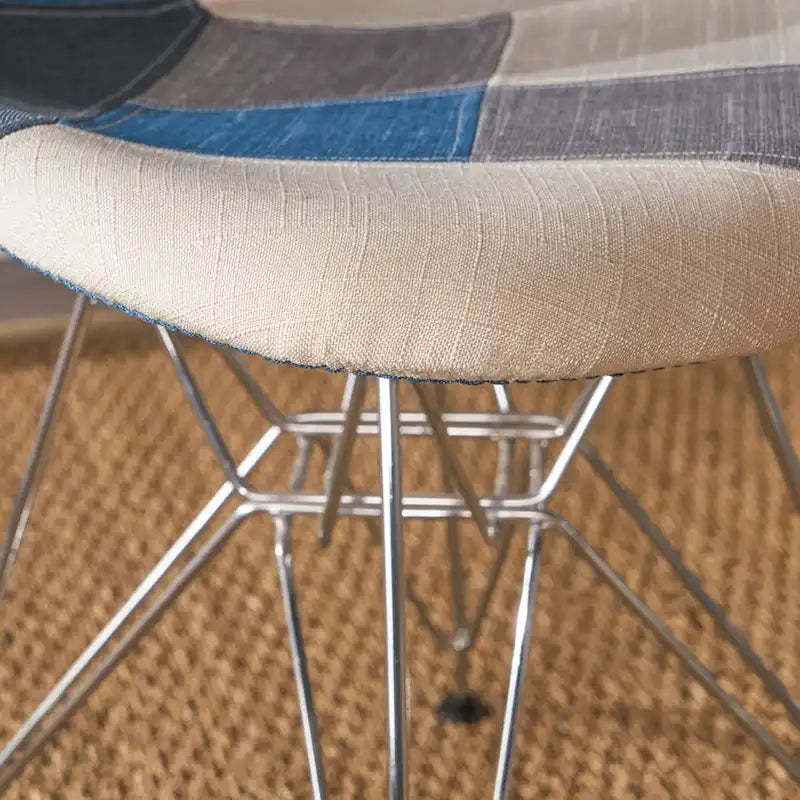 Chaises en Tissu Patchwork (Lot de 2)