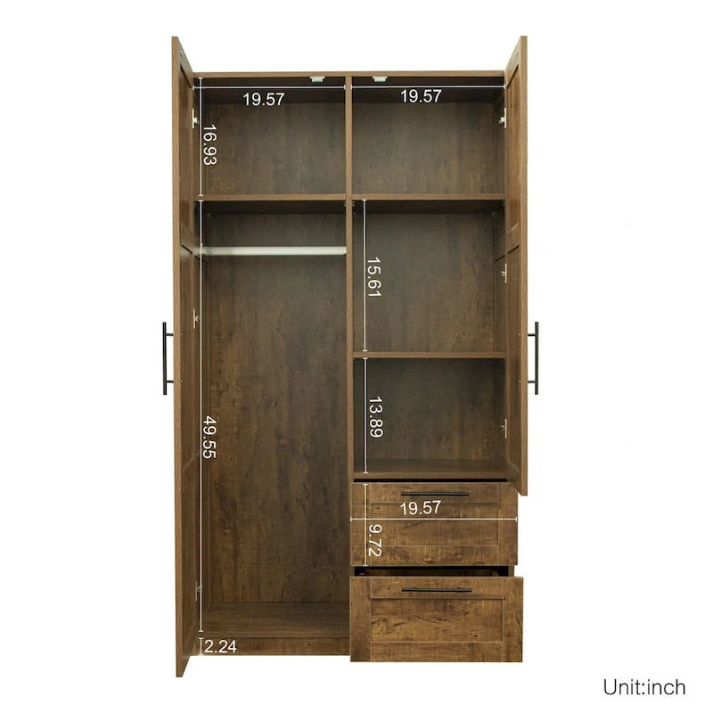 Armoire haute de 70,87 po