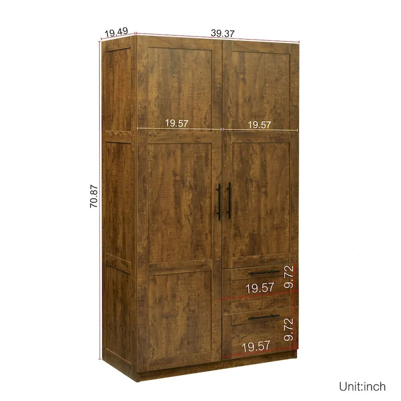 Armoire haute de 70,87 po