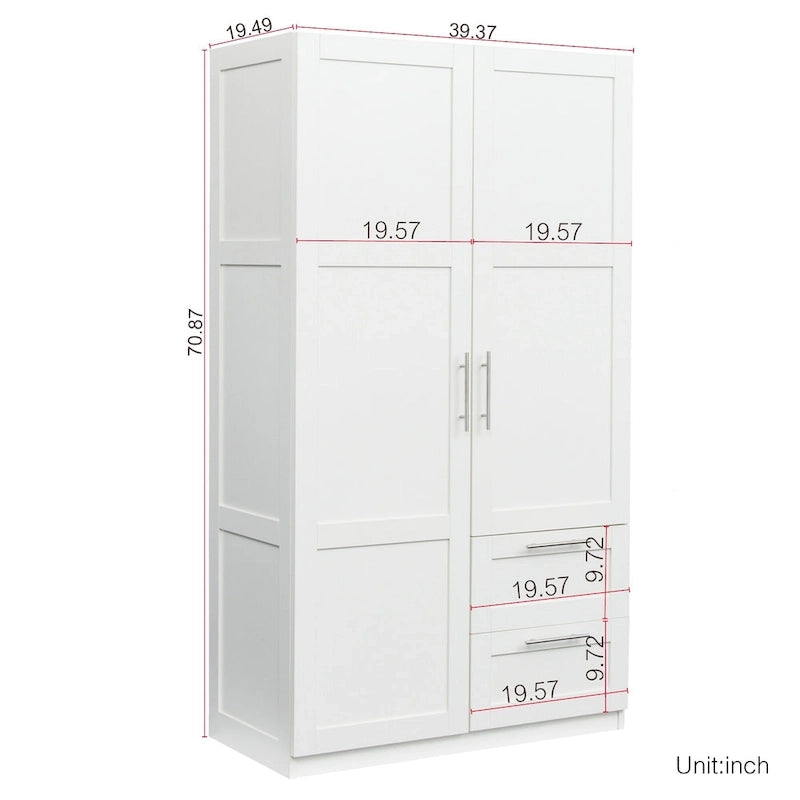 Armoire haute de 70,87 po