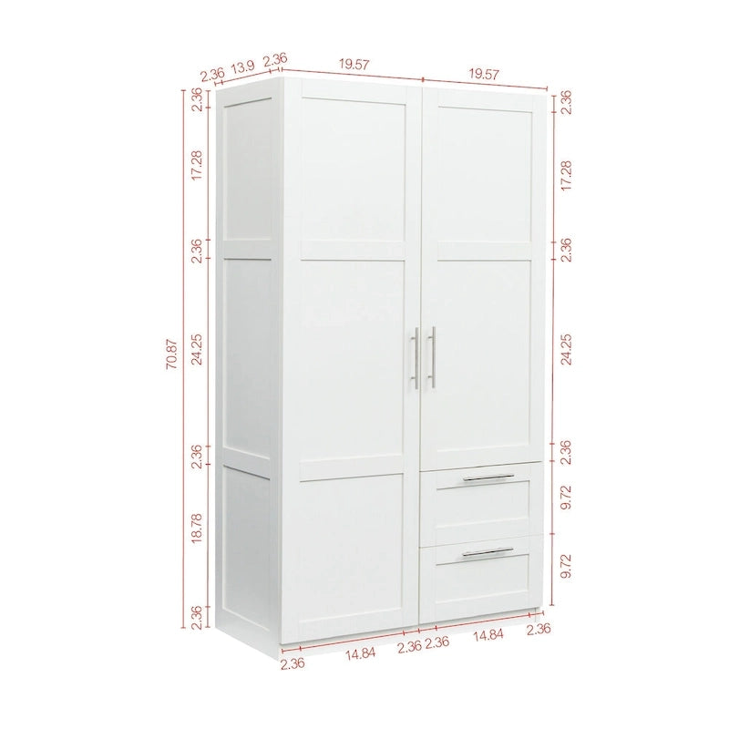 Armoire haute de 70,87 po