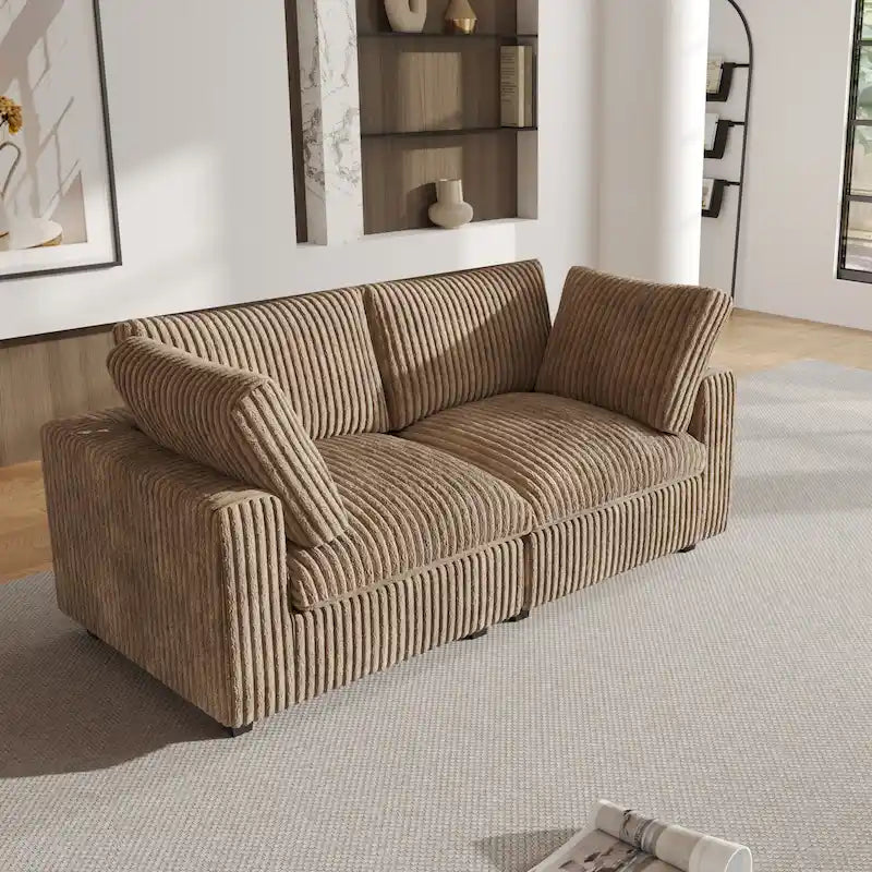 Canapé modulable, canapé profond luxueux et moelleux