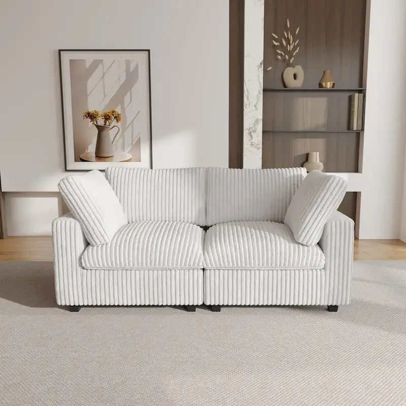 Canapé modulable, canapé profond luxueux et moelleux