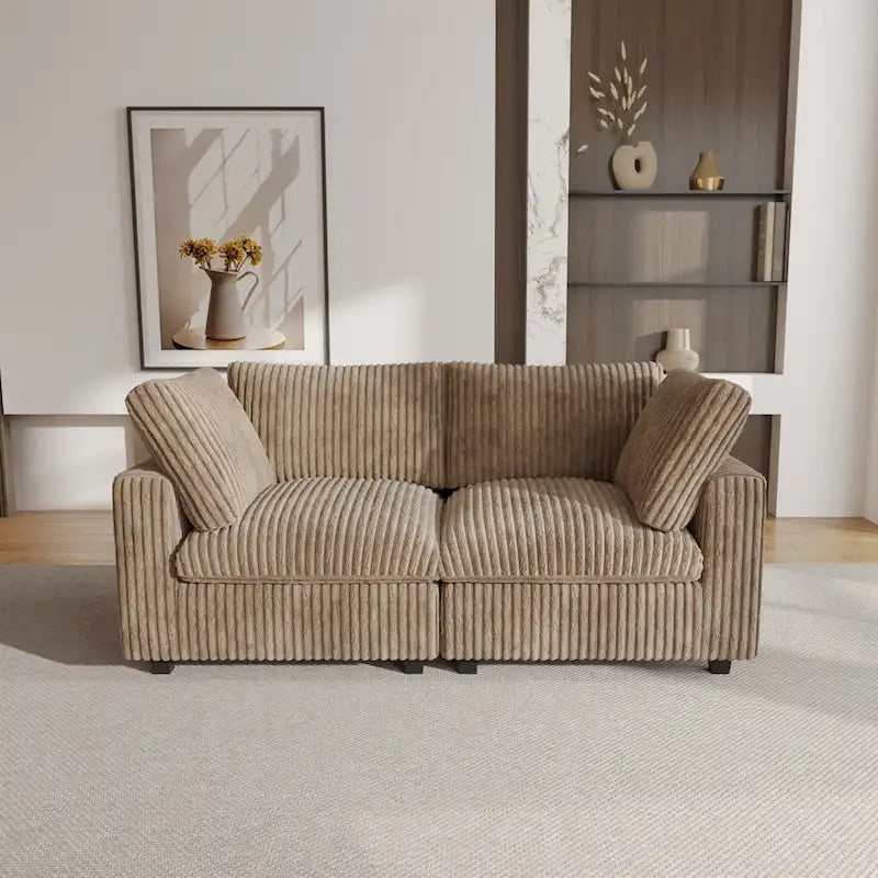 Canapé modulable, canapé profond luxueux et moelleux
