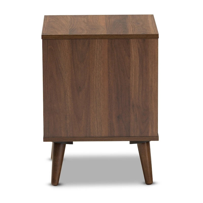 Table d'appoint moderne en noyer
