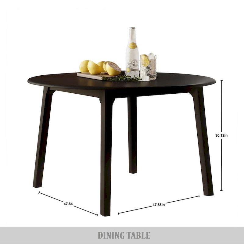 Table de salle à manger à abattants de style transitionnel moderne