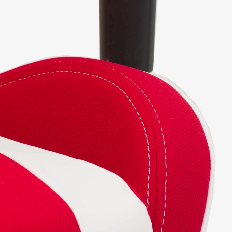 Fauteuil de jeu ergonomique dossier haut en similicuir, tissu et maille