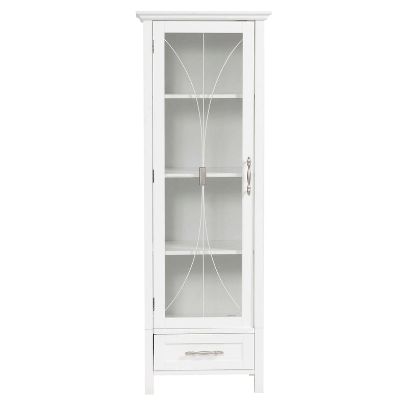 Meuble de rangement pour linge de maison sur pied avec tiroirs