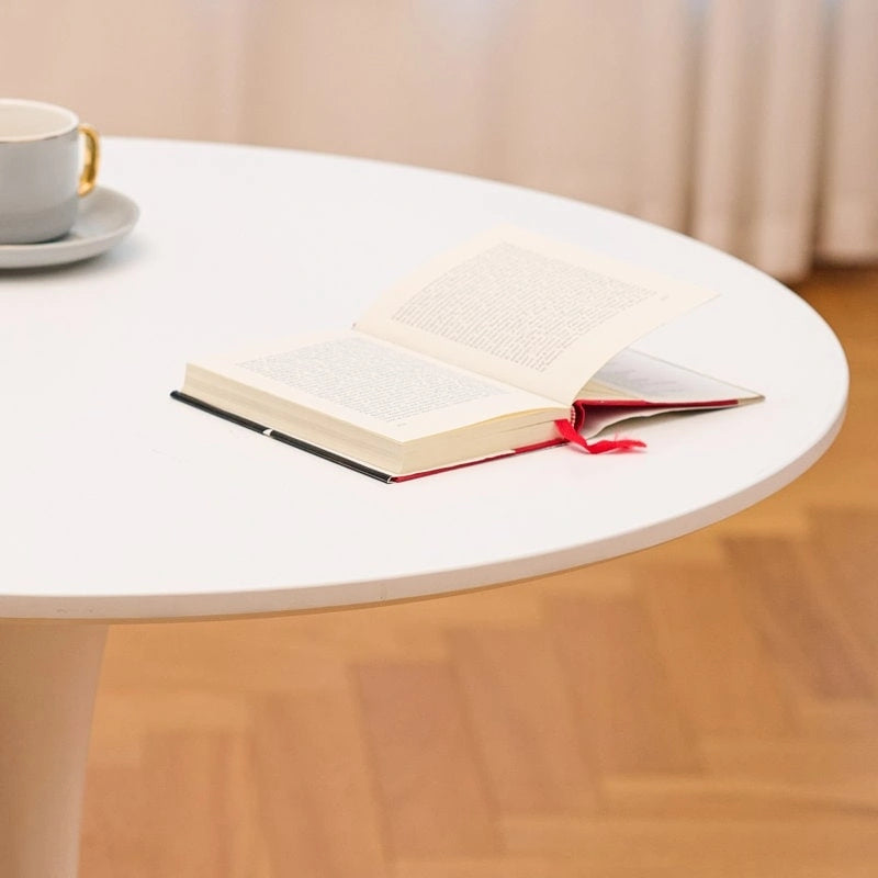 Table de salle à manger de cuisine ronde moderne de 31,5 pouces