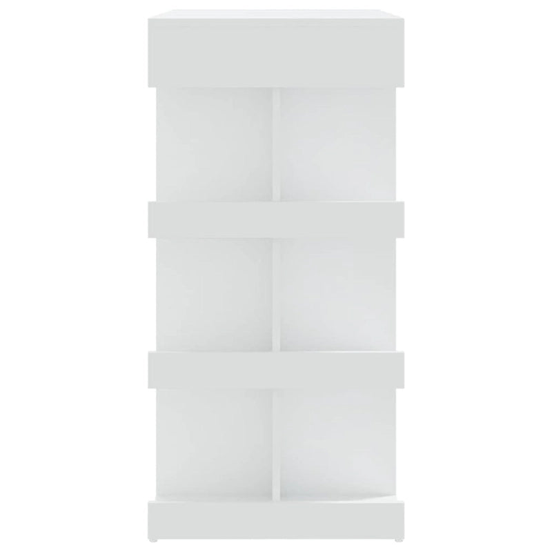 Table de bar avec étagère de rangement