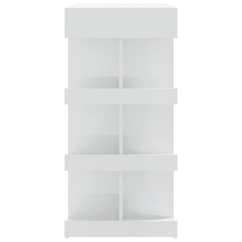 Table de bar avec étagère de rangement