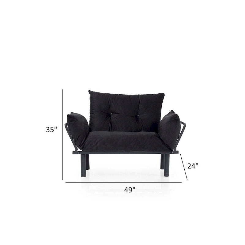 Canapé futon, cadre pliable