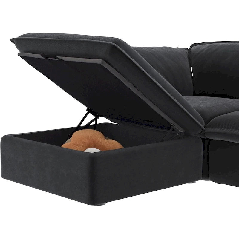 Canapé modulable convertible en U 163