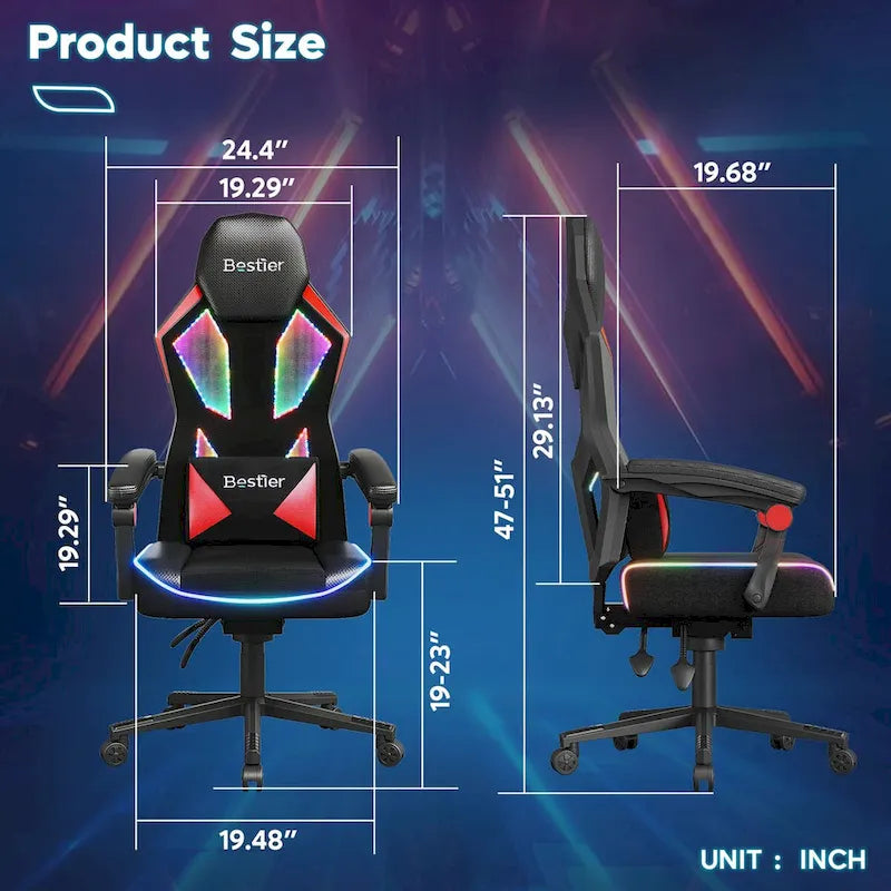 Chaise de jeu ergonomique