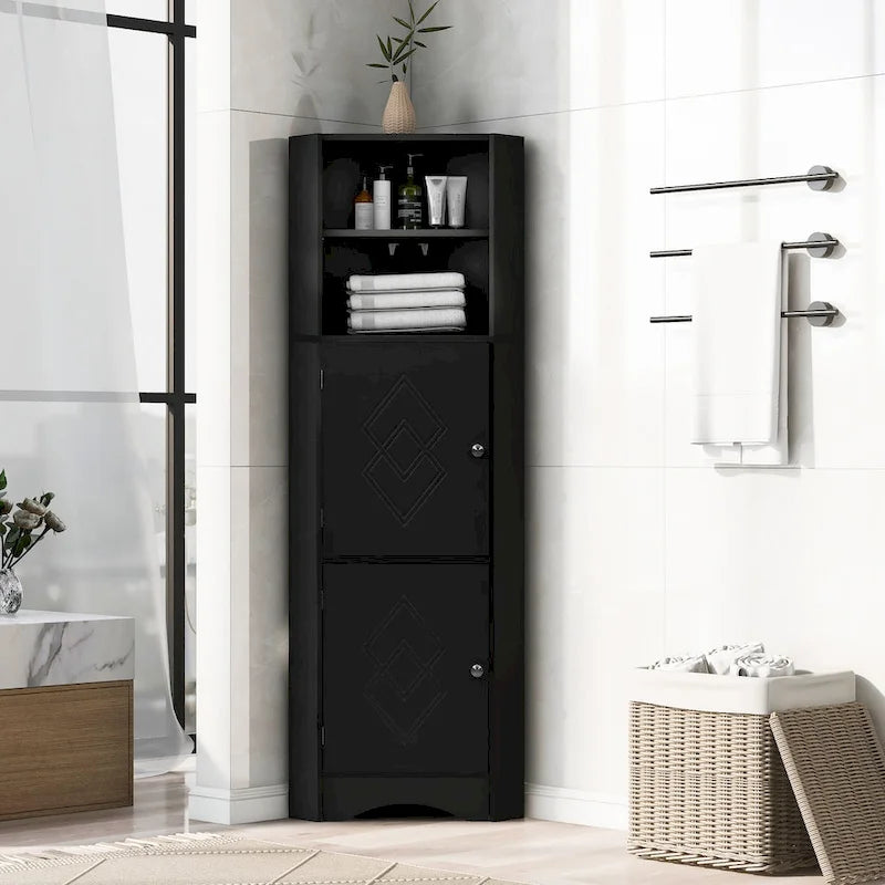 Meuble d'angle haut pour salle de bain