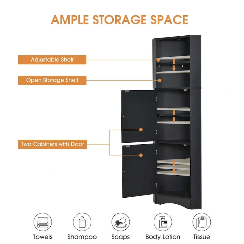 Meuble d'angle haut pour salle de bain