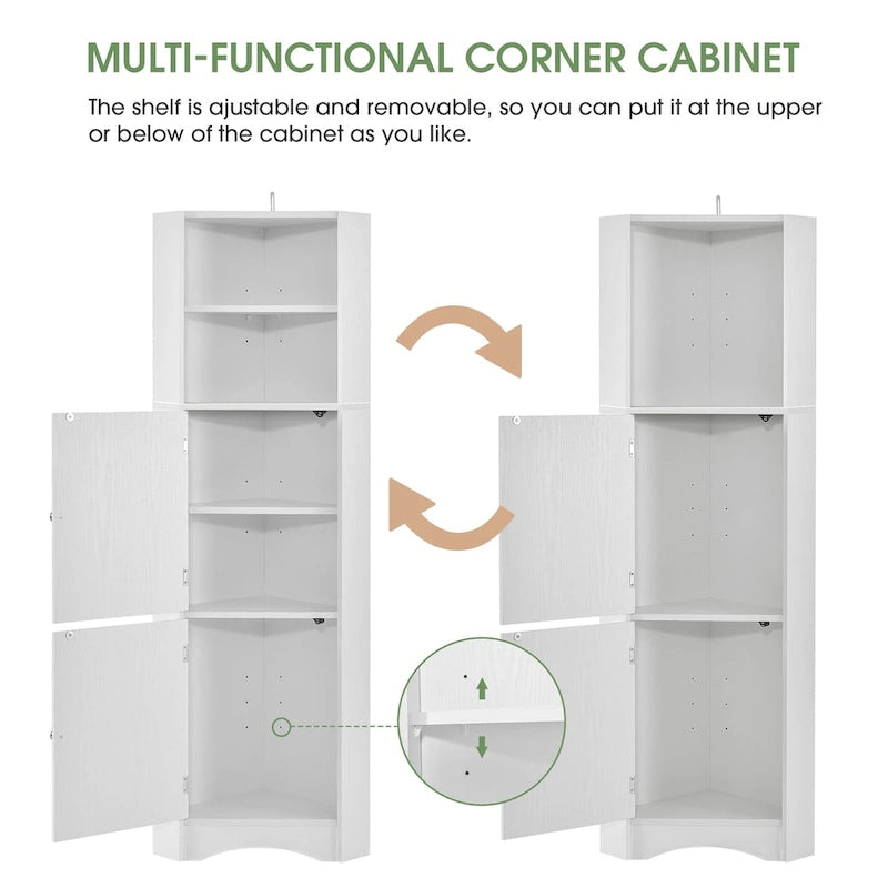 Meuble d'angle haut pour salle de bain