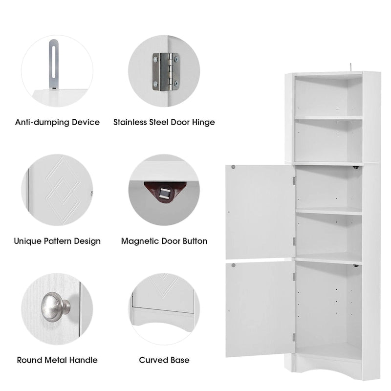 Meuble d'angle haut pour salle de bain