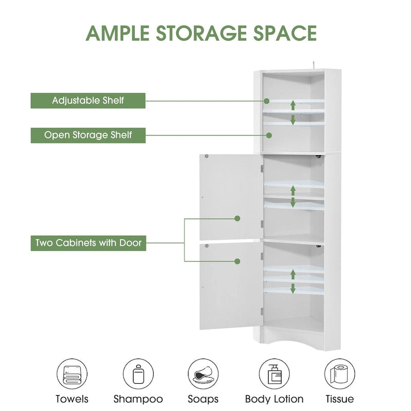 Meuble d'angle haut pour salle de bain