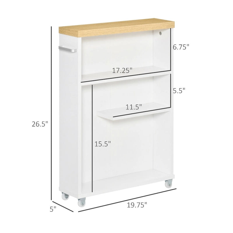 Meuble-lavabo avec roulettes pour le rangement et l'organisation