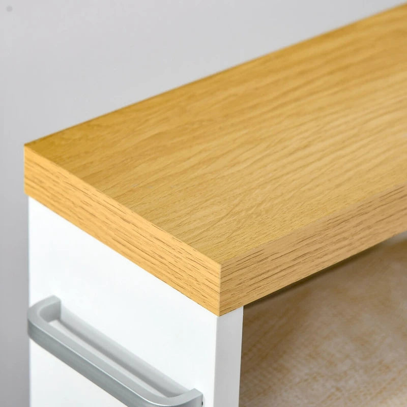 Meuble-lavabo avec roulettes pour le rangement et l'organisation