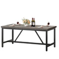 Table de salle à manger de style champêtre de 70 pouces