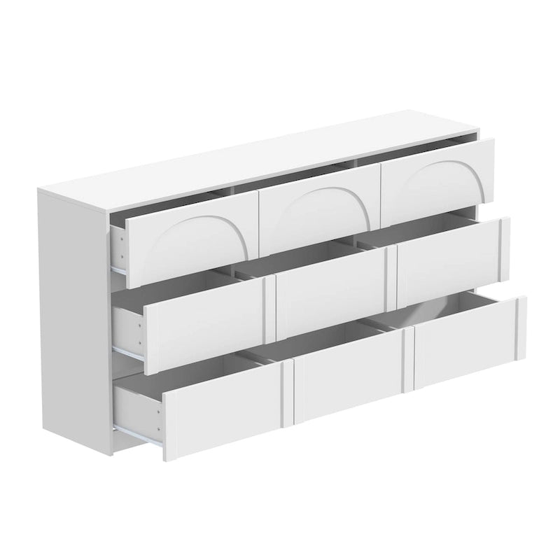 Armoire de rangement multifonctionnelle blanche