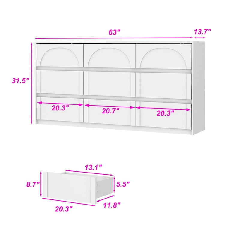 Armoire de rangement multifonctionnelle blanche